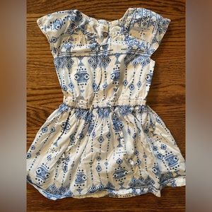 💙🩵Carter’s 3T blue and white dress💙🩵